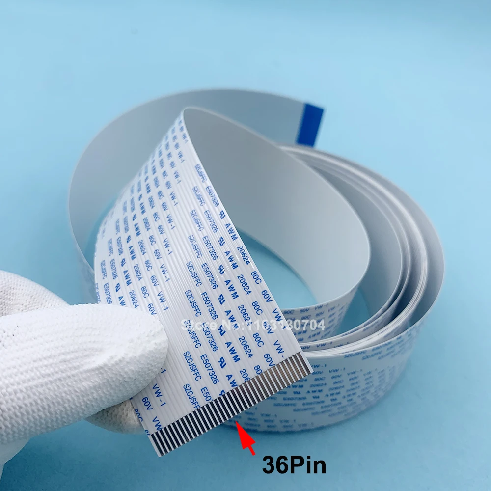 

2PCS Roland Cable Card 36Pin 3M 3.6M Long Date Cable Line For Roland RA640 RE640 RS640 VS640 XF640 XC540 VP540 SP540 XR640 FJ740