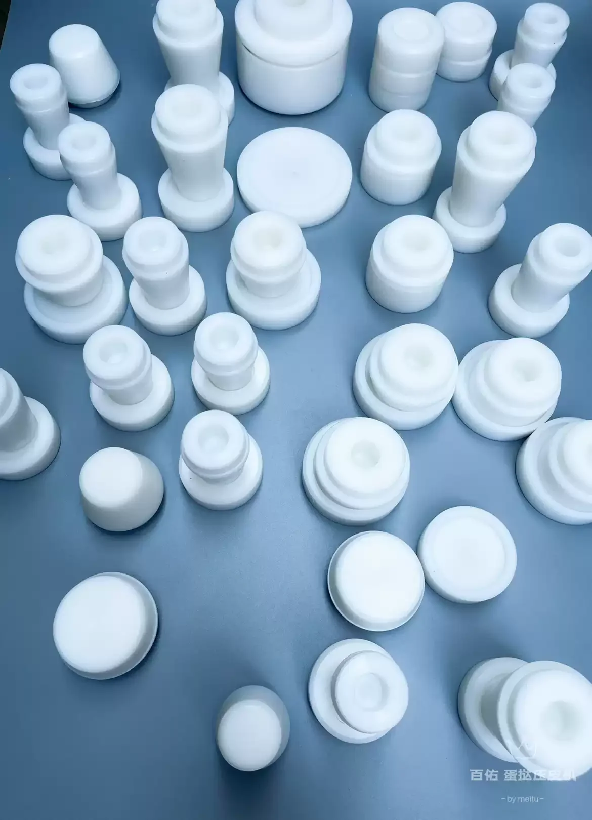 XEOLEO 수동 에그타르트 크러스트 프레스 기계 부품 PE 흰색 몰드 에그타르트 크러스트 프레스 도구