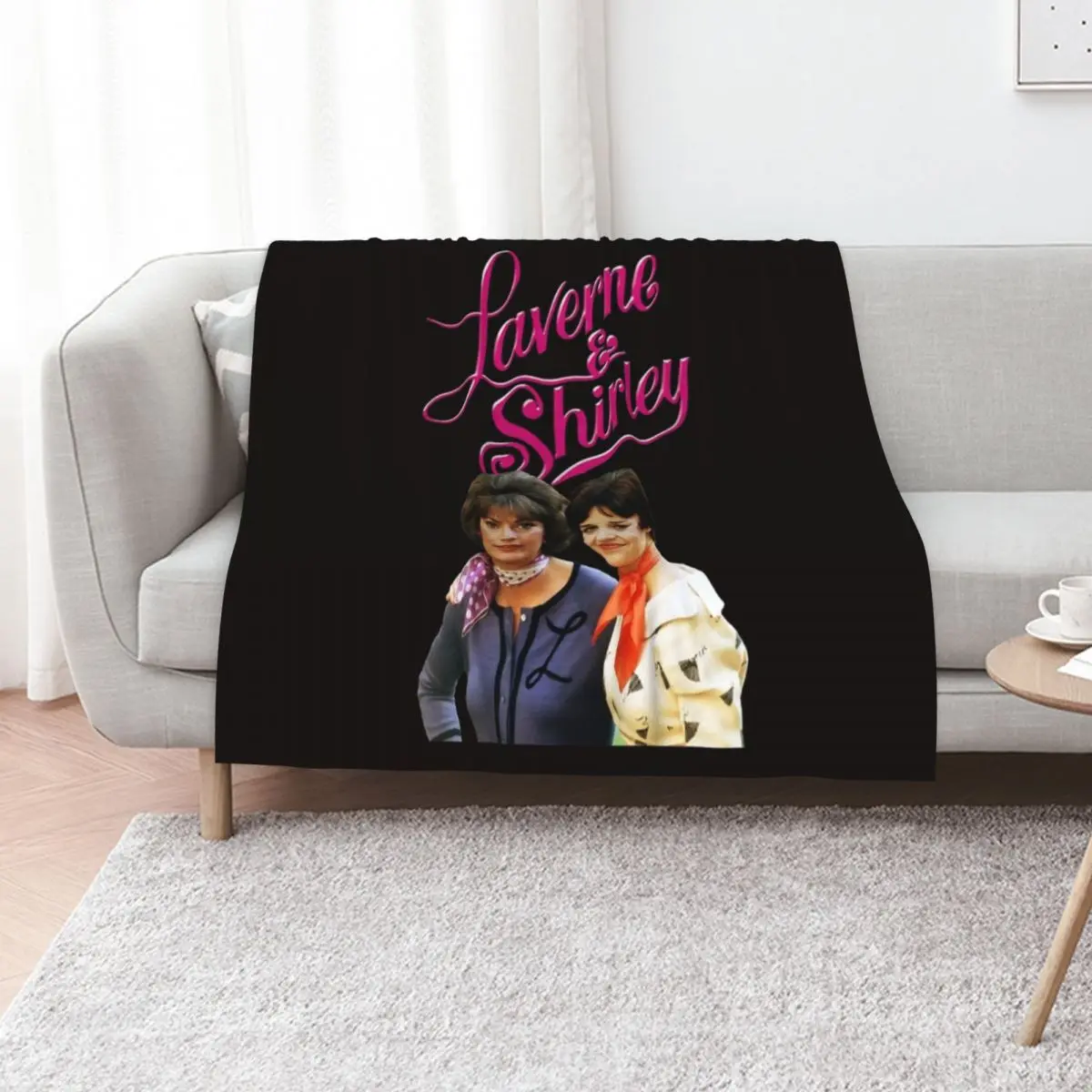 Our Way Throwback Laverne and Shirley tribute Throw Blanket Cute Plaid decorative cosplay anime Sofa Quilt for winter Blankets