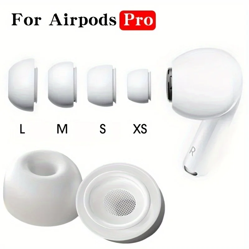 Embouts de remplacement pour AirPods Pro 1st 2nd, embouts en caoutchouc de Silicone, capuchon d'écouteurs, accessoires en Gel XS/S/M/L