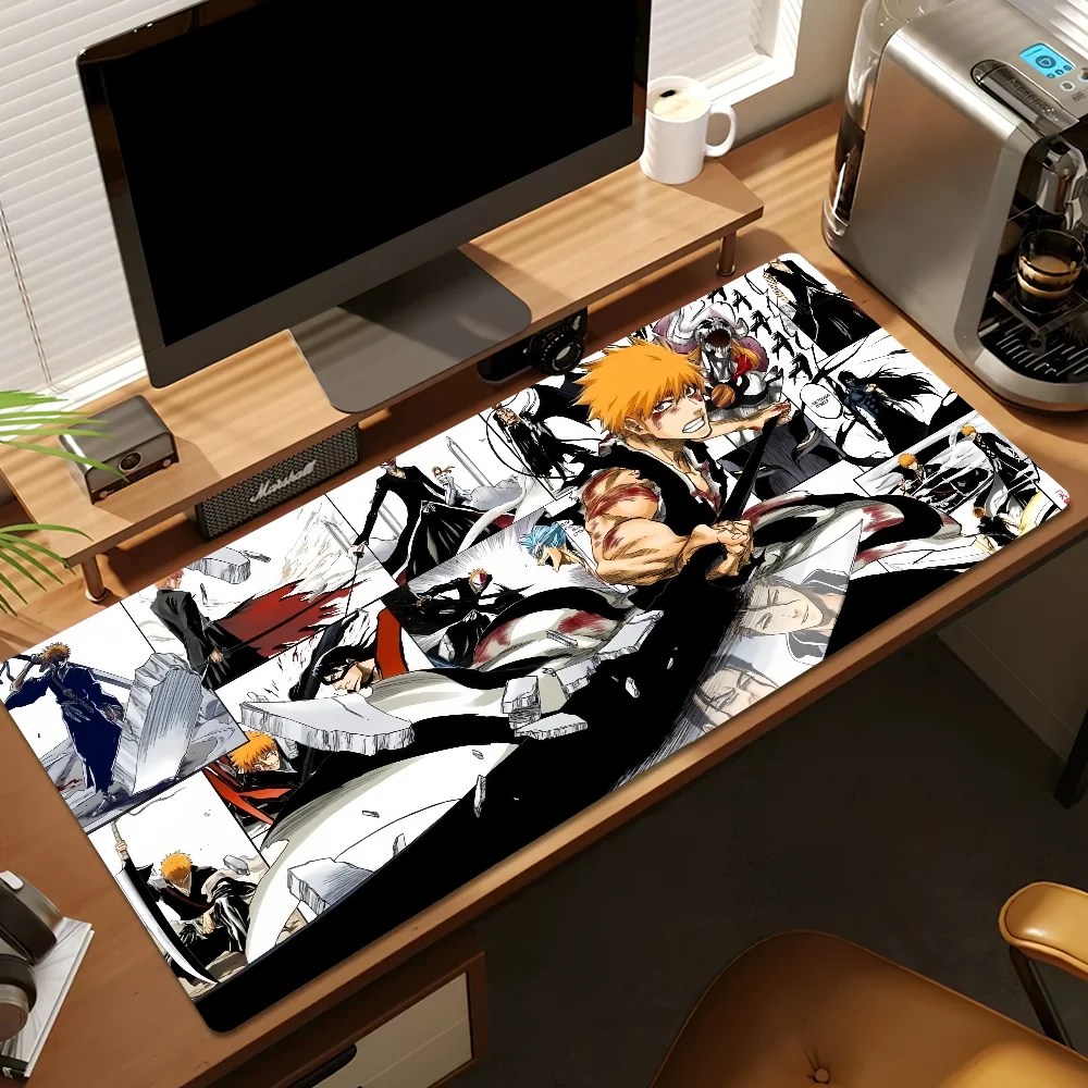 B-bleach cute Mouse Pad Desk Mat Large Non-slip Anti-fray Keyboard Ergonomic Office Rubber PC Home Custom