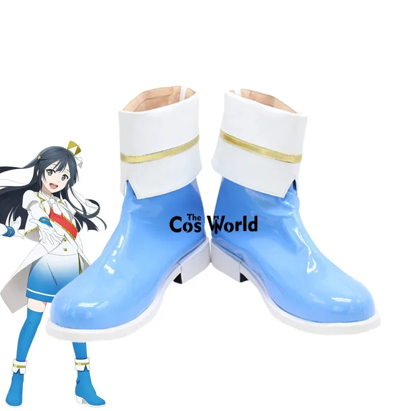 

Love Live Nijigasaki Nijiiro Passions Юки Сецуна Аниме Обувь для косплея на заказ Сапоги