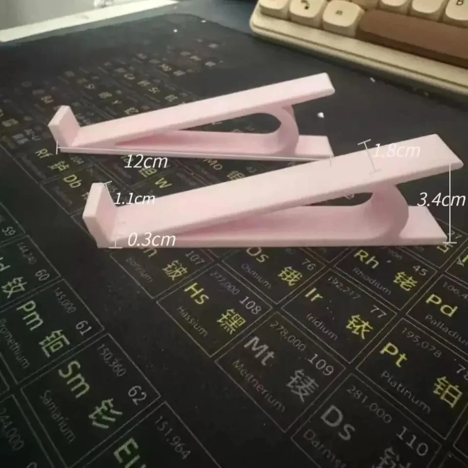 Keyboard Lift 2 Pieces Tilt Universal Support Computer Stand Lifter Remote Work Desk Long Typing Wrist Comfort