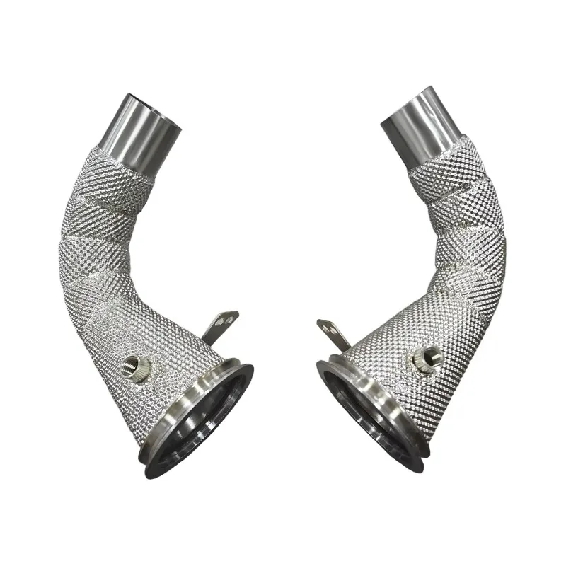 SS304 Heatshield Racing Downpipe for Porsche 911 992 – High-Performance Exhaust Engine Upgrade