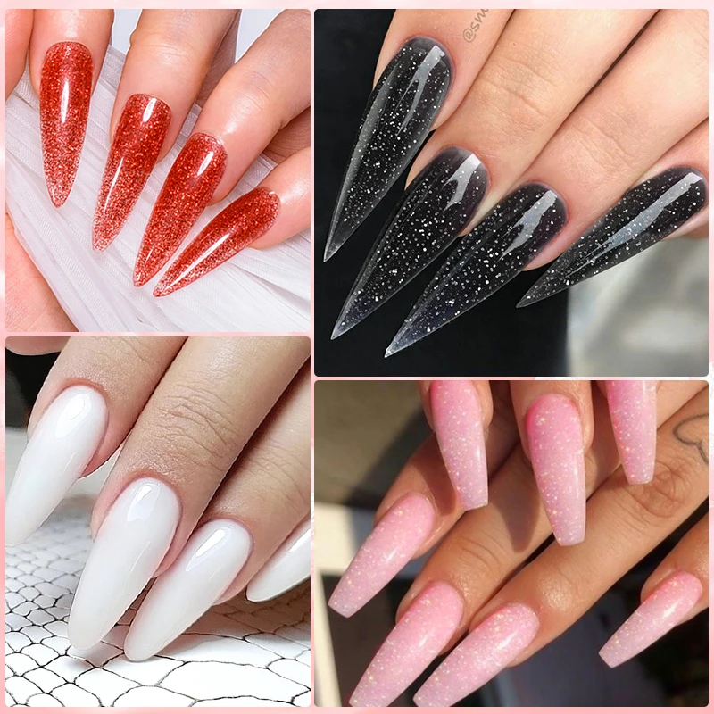 Mtssii-esmalte de uñas en Gel, Gel acrílico con purpurina y lentejuelas, para extensiones de uñas, 10ml