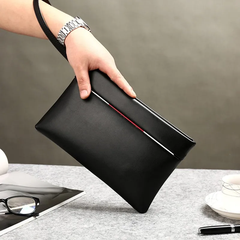 

Wallet For Men Male Real Cowhide Men's Long Zipper Slim Clutch Wallets Purse With Card Holder Phone Bag pochette homme luxe