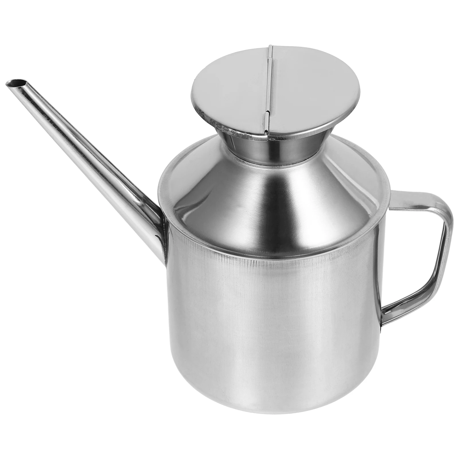 

1pc Stainless Steel Container 500Ml Kitchen Storage Dispenser For Vinegar Soy Sauce Leakproof Ergonomic Handle Light Resistant