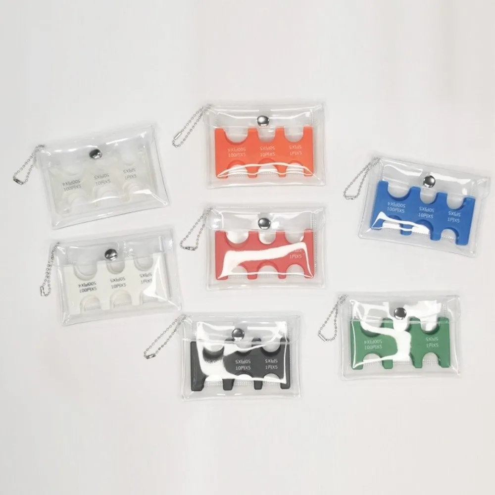 Transparent Japanese Coin Holder Large Capacity Loss Prevention Mini Coin Purse PVC Rectangle Change Purse Currency Sorting