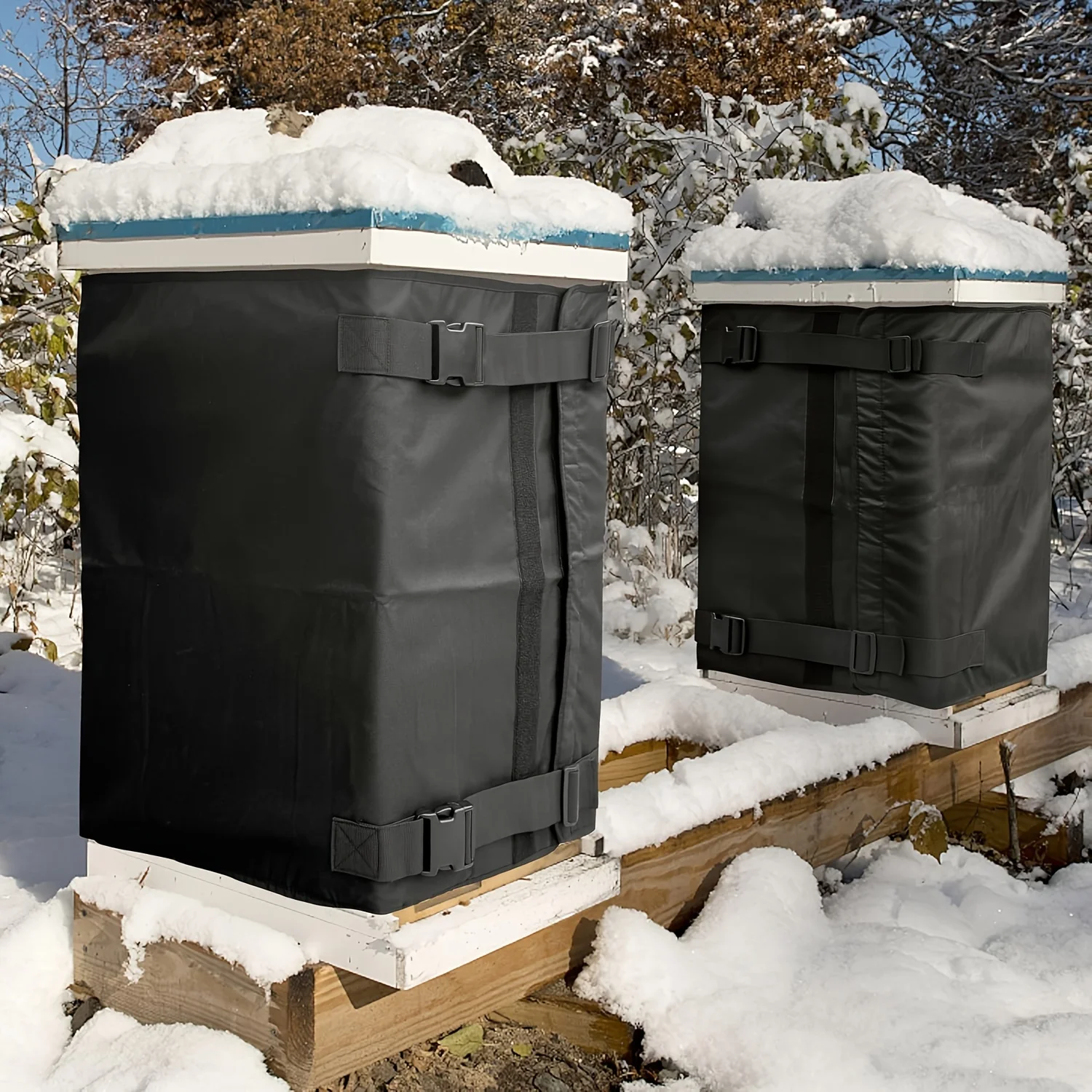 Picture 3: Adjustable Insect Box Insulation Cover for 8 Beehives Waterproof Windproof Reusable Beekeeping Equipment