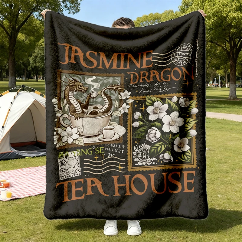 Red Rising Iron Rain Sci-Fi Flannel Blanket, Red Rising Flannel Throw, Hail Libertas Hail Reaper Cozy Blanket
