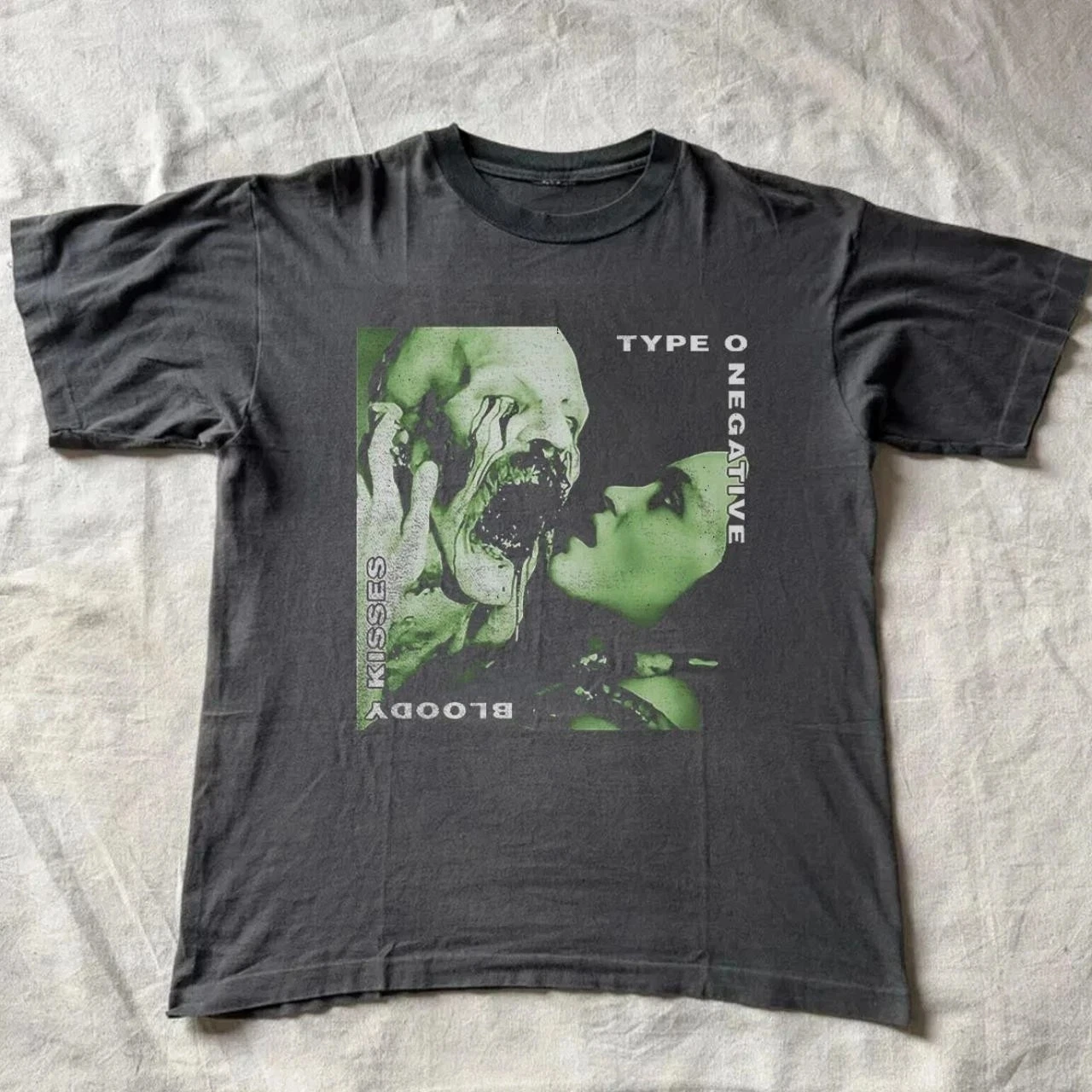 Summer Women's  Retro Type o negative T-shirt Cotton Streetwear Oversized Loose Casual Short Sleeve Suitable for All Seasons