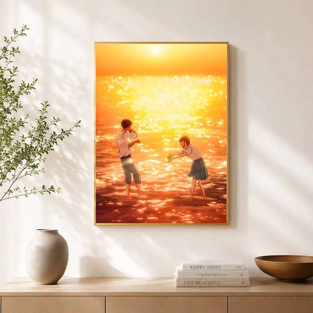 Danganronpa Kyoko Kirigiri Poster Waterproof Wall Art Sticker For Bar Living Room Vintage Decor High Quality Print Gift