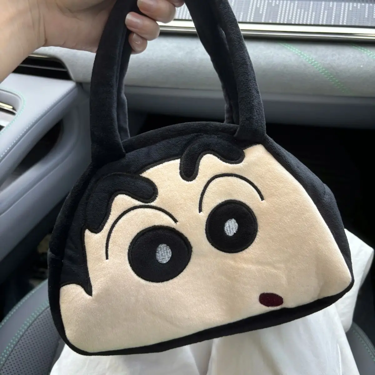 Crayon Shin Chan Makeup BagPortable Outward Carrying Bag Women Large Capacity CartoonGrocery Storage Bag Crayon Shin-chan Bag