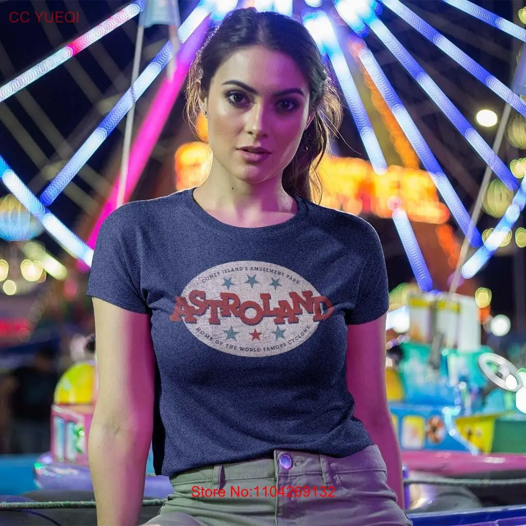 Astroland Amusement Park Coney Island  T Shirt Bygone Brand Retro long or short sleeves