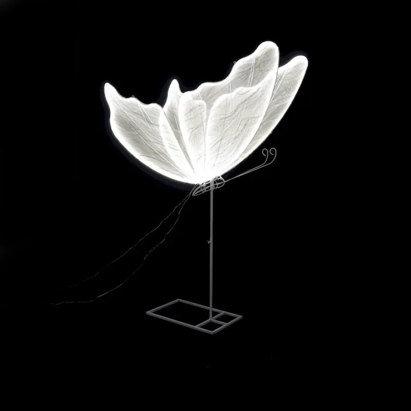 Iron road flower stand, wedding stage layout props, rural wedding roadside accessories, luminous road citation happy characters