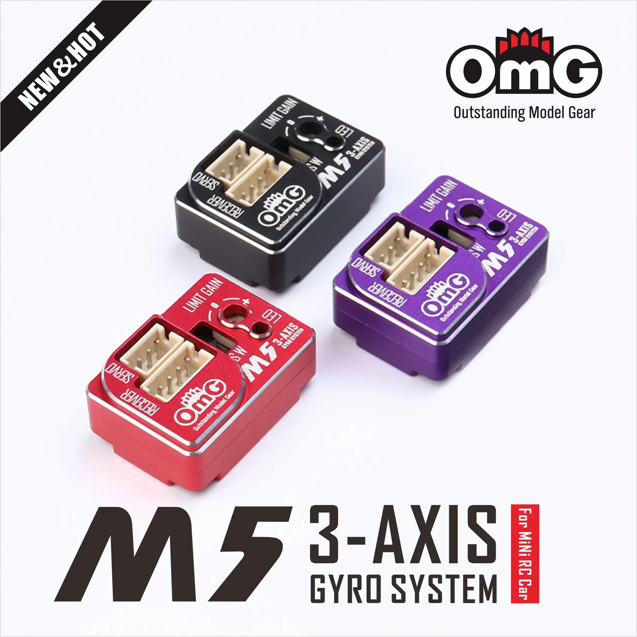 

OMG-GYRO-M5 Микрогироскоп 3-AXIS M5 Мини-модель гироскопа для мини-дрифт-автомобиля с радиоуправлением 1/27 1/28 Детали для обновления радиоуправляемого автомобиля MINI-Z и MINI-Q