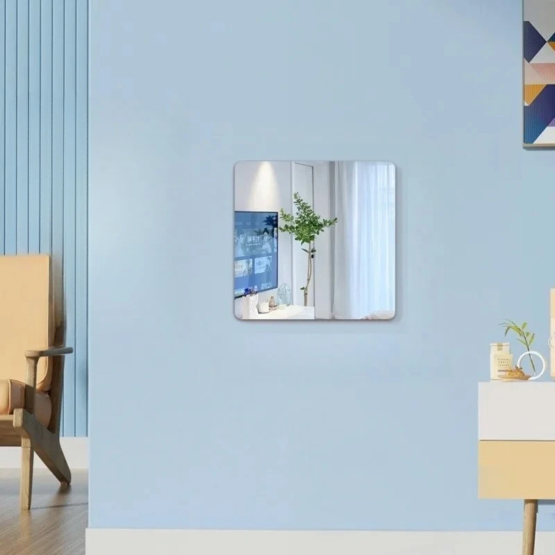 Acrylic Mirror Wall Decals Mirror Wall Decals Home Full-Length Mirror Bedroom/Dormitory Dressing Mirror Self-Adhesive Flexible