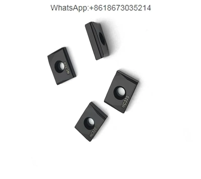 R420.37-06T3 Carbide CNC Turning Blades Cylinder Hobs 50 Pieces Black Coated Deep Hole Boring Inserts Wear Resistant