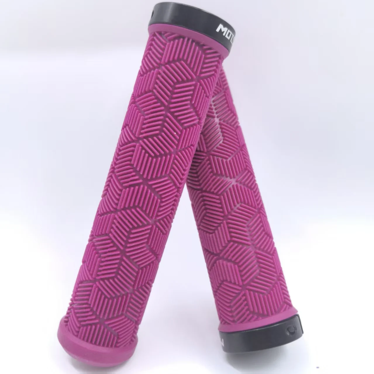 MOTSUV Rubber Handle for Mountain Bike Grip, Lock, anti Slip, Soil Slope, Off-Road Folding Bike Riding Grip