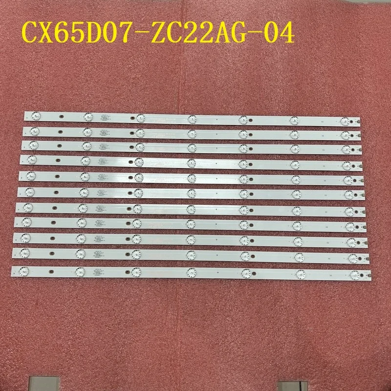 7LED LED backlight Strip(12)For 65lex6027 65lex 6027 65MUA1500 CX65D07-ZC22AG-04 303CX650038 CX650M10 CX65D07