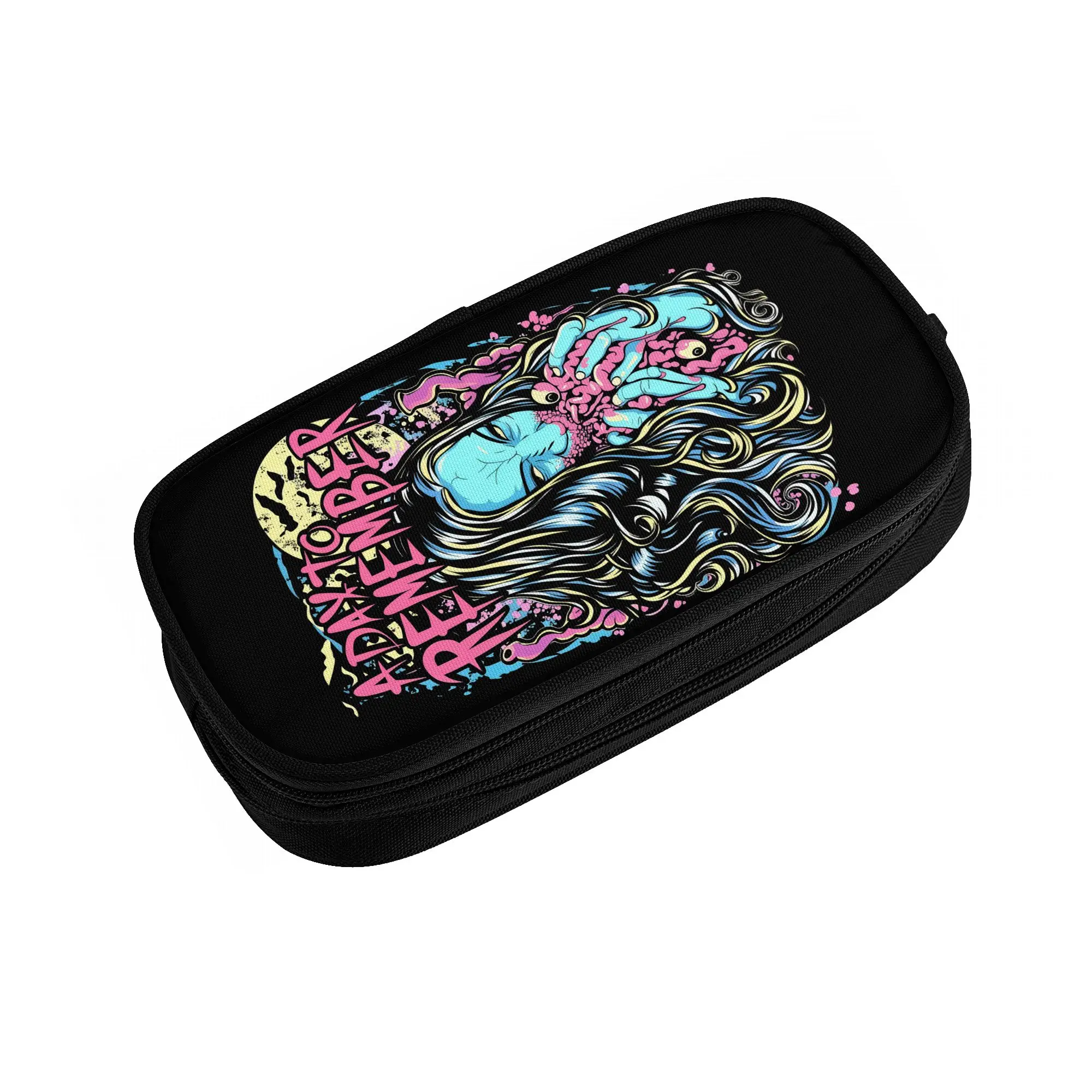 Rock Band A Day to Remember Zombies  Cute Pencil Case Boys Girls Large Capacity  Pencil Box Students Stationery