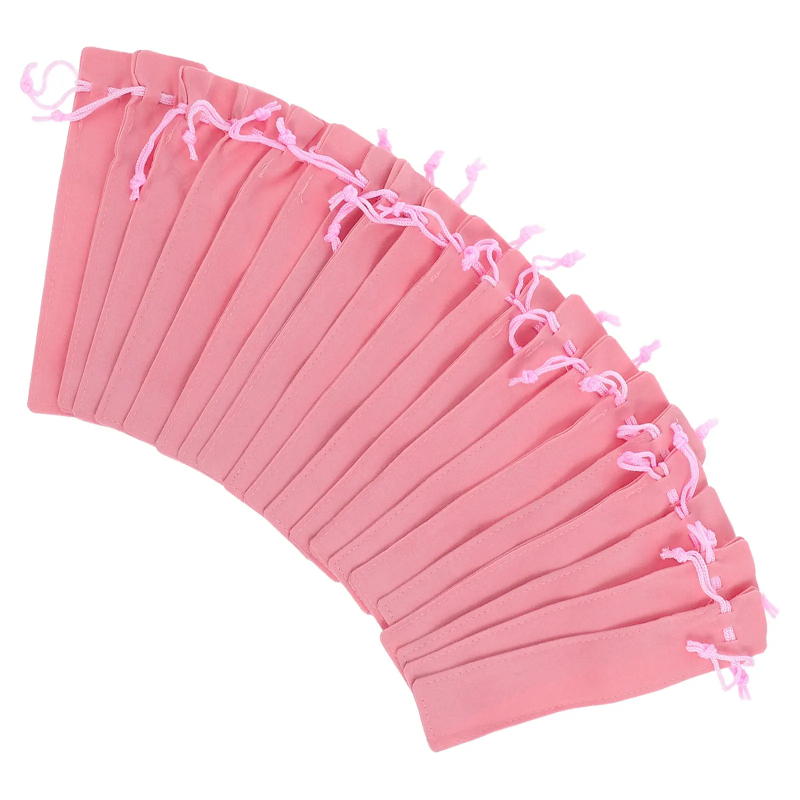 

20pcs Pen Pouch Drawstring Thickened Storage For Fountain Ballpoint Gel Pens Portable Organizer Case Students Office Travel Gift