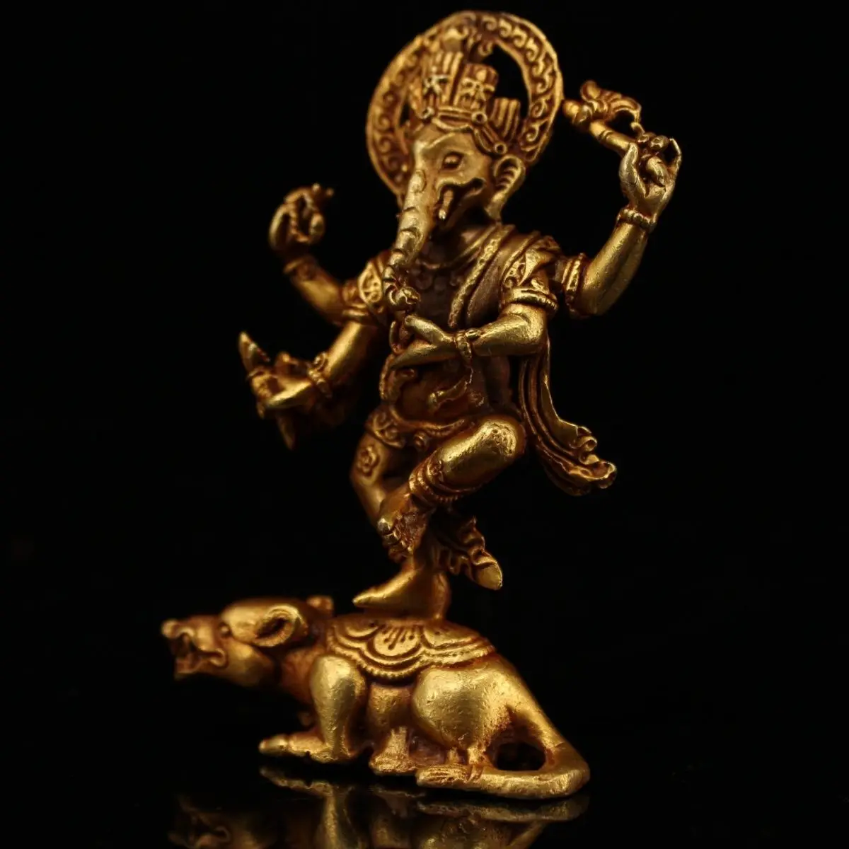 Tibetan Elephant Ganesha Elephant god Buddha Statue Sculpture Figurine Home Decoration Accessories