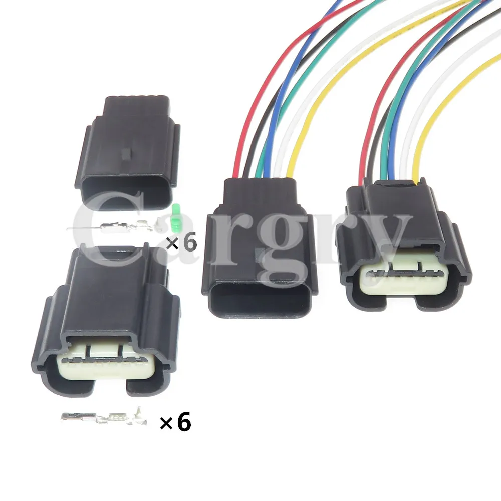 1 Set 6P 31403-6110 31403-6112 31404-7110 34975-6160 AC Assembly Car Modification Connector Parts Auto Air Flowmeter Wire Socket