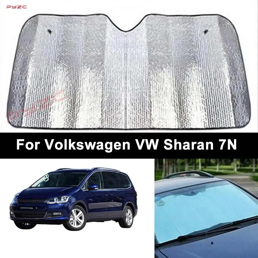 

Car Sun Shade UV Protection Curtain Car Sunshade Film Windshield Visor Front Sunshade For Volkswagen VW Sharan 7N 2010-2023