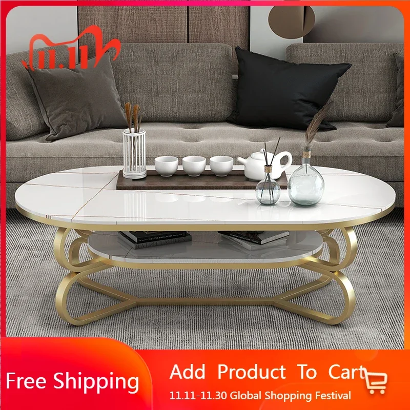 

White Living Room Coffee Tables Cute Oval Minimalist Tea Hall Coffee Table Console Dressing Desk Mesitas De Noche Dining Tables