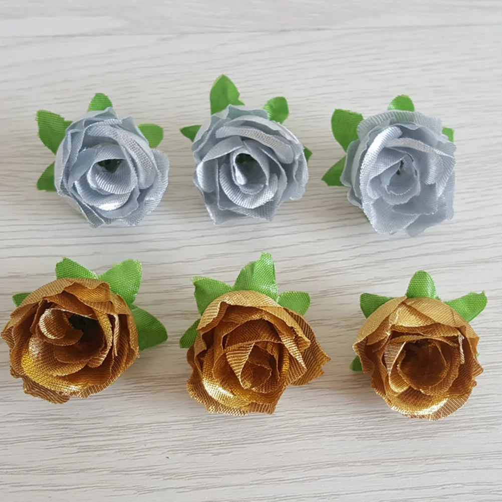 

50Pcs Artificial Rose Flower Realistic Lifelike Wedding Party Home Decoration Fake Flower Centerpiece Decor Artificial Rose