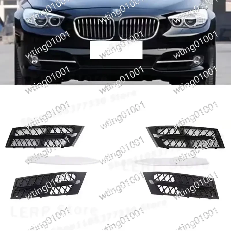 Front Bumper Closed Outer Grille for BMW 5 Series F07 GT 535i 550i 2010-2013 Replace 51117200733 51117200736 51117200735
