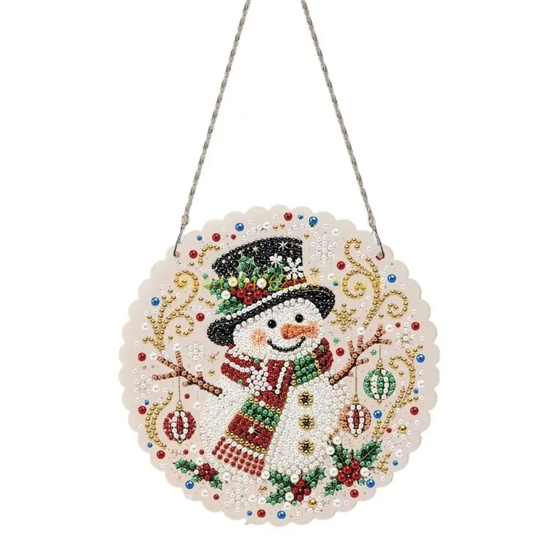 Acrylic Rhinestones Painting Ornament for Hands-On Christmas Crafting best sale