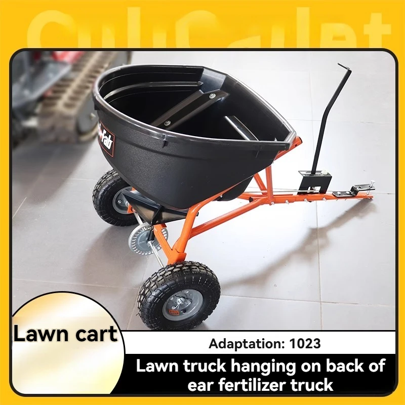 

Garden fertilizer spreader, lawn cart 1023, mounted fertilizer spreader, lawn machinery and fertilizer spreader accessories