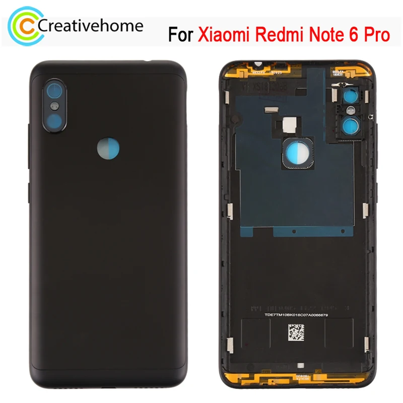 Battery Back Cover with Side Keys for Xiaomi Redmi Note 6 Pro