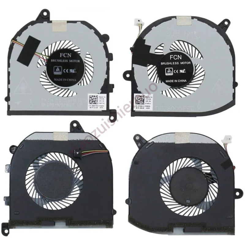 New CPU GPU Cooling Fan for Dell XPS 15 9570 7590 Precision 5530 P56F002 Laptop