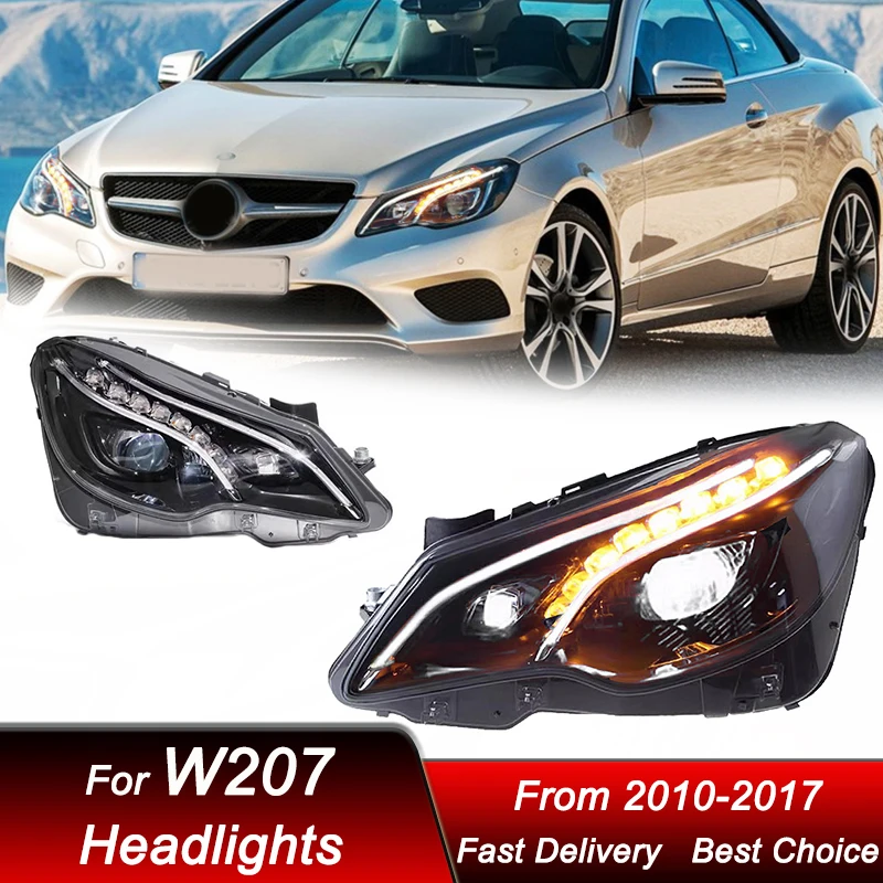 

Car Headlights For Mercedes-Benz E class W207 coupe 2010-2017 new full LED Auto Headlamp Assembly Projector Lens Accessories Kit