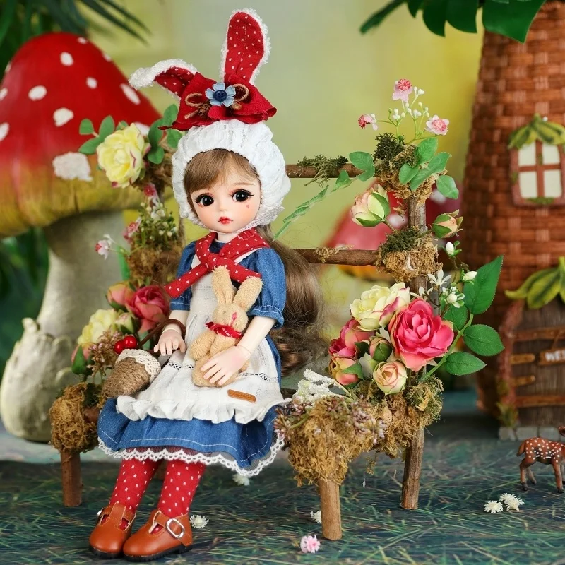 

Bjd/Sd Doll Toy Girl Doris Kitty 30cm Christmas Princess Set Clothes Can Be Taken Off Christmas Gifts For Friends Gifts