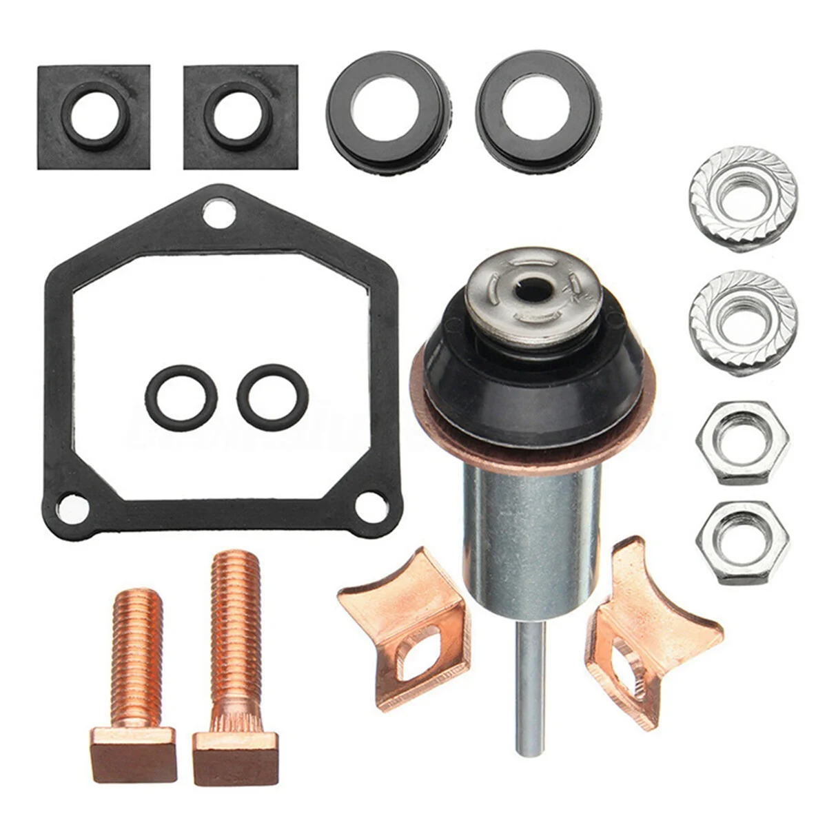 5set Starter Solenoid Repair Rebuild Kit Contacts Parts Fit for Toyota Subaru 228000-6660, 228000-6662, 228000-6663