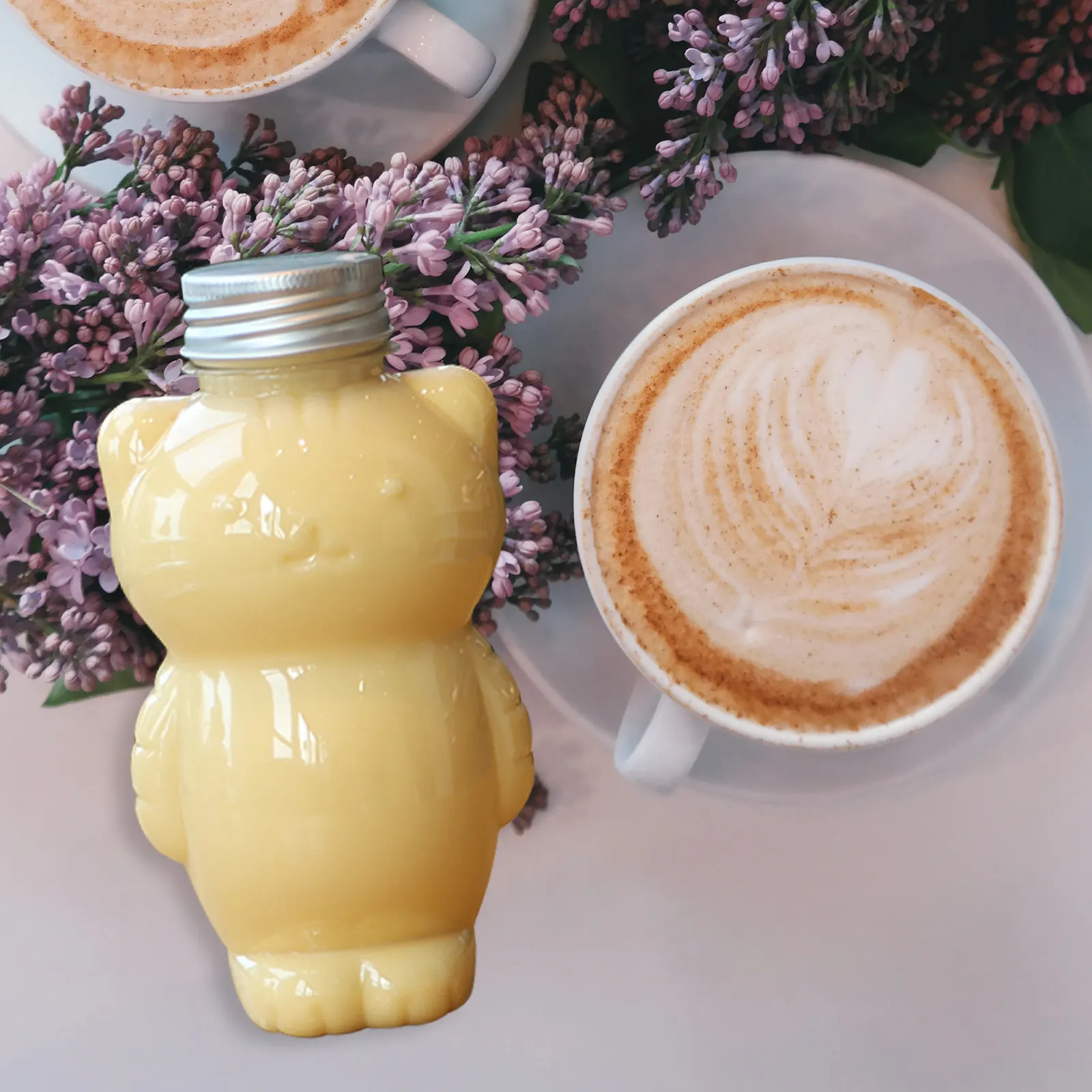 

10 шт. фигурных бутылок для сока, прочные пластиковые контейнеры для молока и кофе, с крышкой, предотвращающей проливание, портативные, легкие, для путешествий