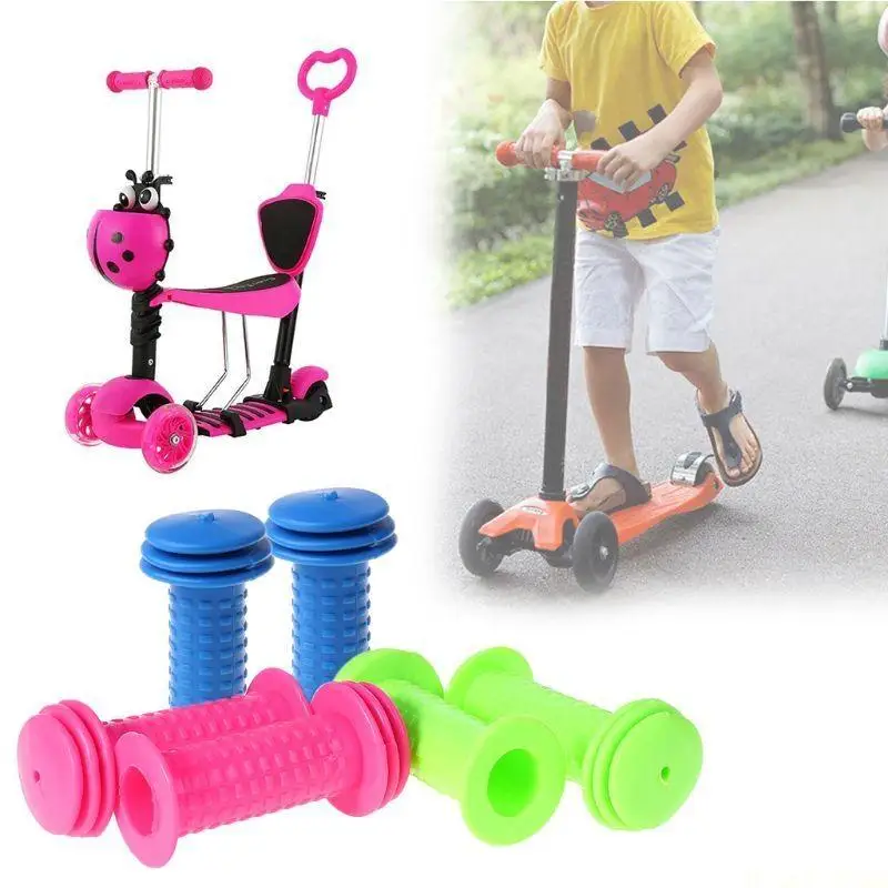 

M5TC 1 пара велосипедных ручек детский трехколесный велосипед скутер противоскользящий резиновый руль