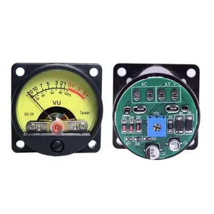 مقياس VU لمستوى الصوت مع لوحة تشغيل ، لوحة تناظرية ، ضوء خلفي دافئ ، مضخم HiFi ، 500 مللي أمبير ، 630 أوم ، 34 مم ، 1 قطعة أفضل 7 مبيعا للصوت التناظري - No8