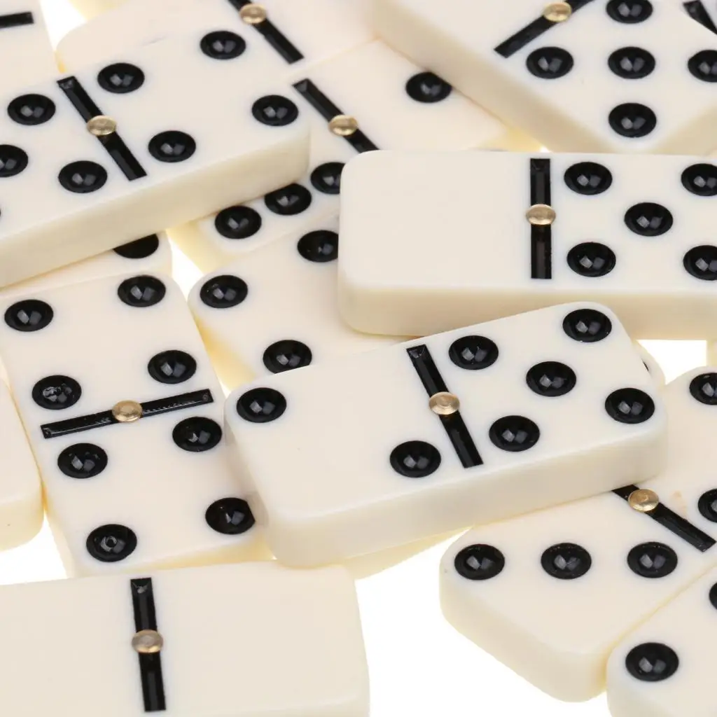 

Domino Game Classic Toy Set Vintage Kid Gift for Home Party Fun Board Games