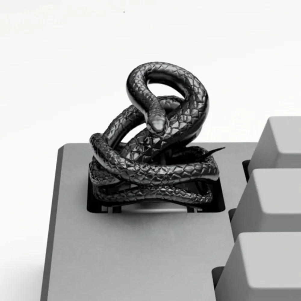 

Колпачок для клавиш Spirit Snake, металлический корпус с перекрестной осью, новый игровой аксессуар, твердые колпачки для механической клавиатуры, эргономика, ключ Esc, подарок