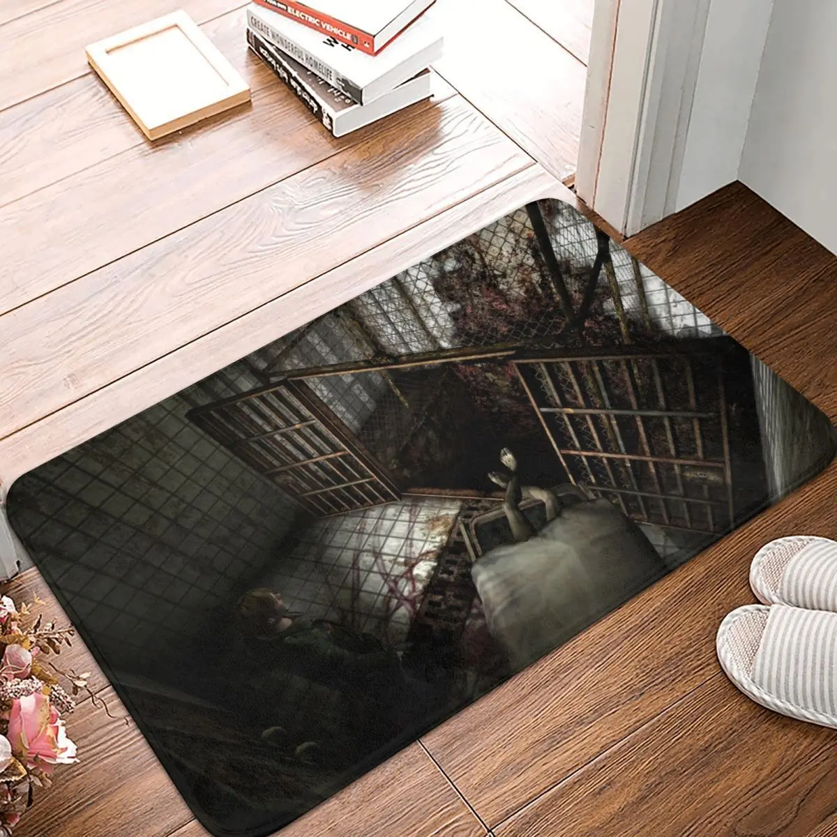 Silent Hill Non-slip Doormat Living Room Kitchen Mat Prayer Carpet Indoor Pattern Decor