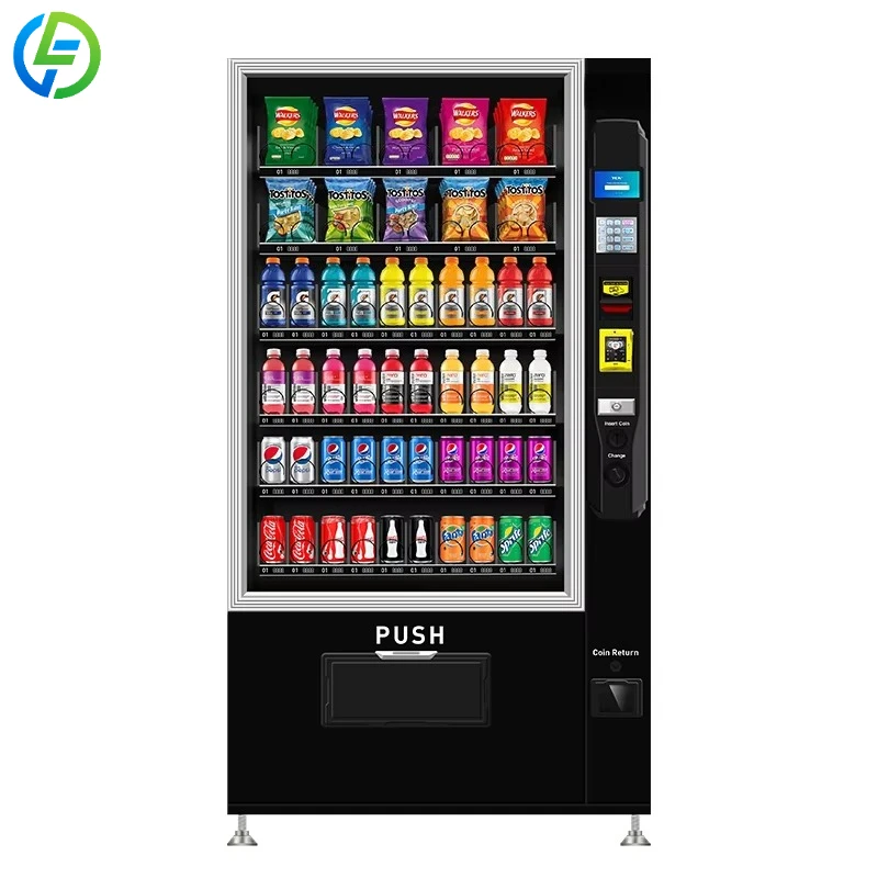 

Автоматизированный торговый автомат для умной продажи закусок и напитков для малого бизнеса