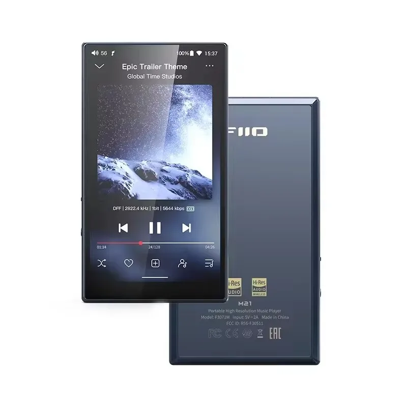 جديد Fiio M21 مشغل MP3 محمول عالي الدقة HIFI جودة صوت عالية مشغل موسيقى عمر بطارية طويل يدعم بلوتوث واي فاي تخصيص