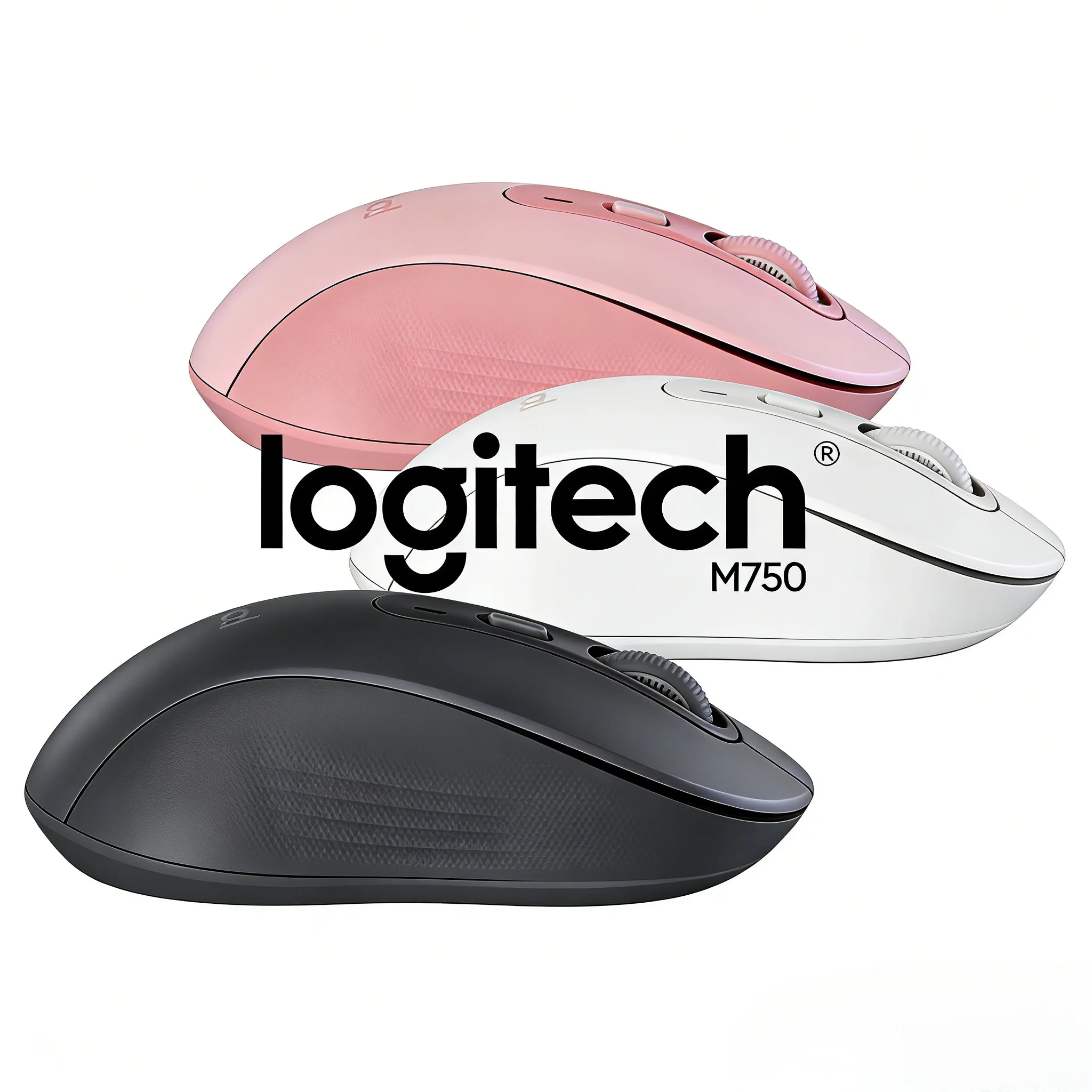 

Мышь Logitech M750 Silent Click с бесшумным кликом, для тихого использования в офисе, совместима с Mac и Windows, портативная для офисной и деловой работы