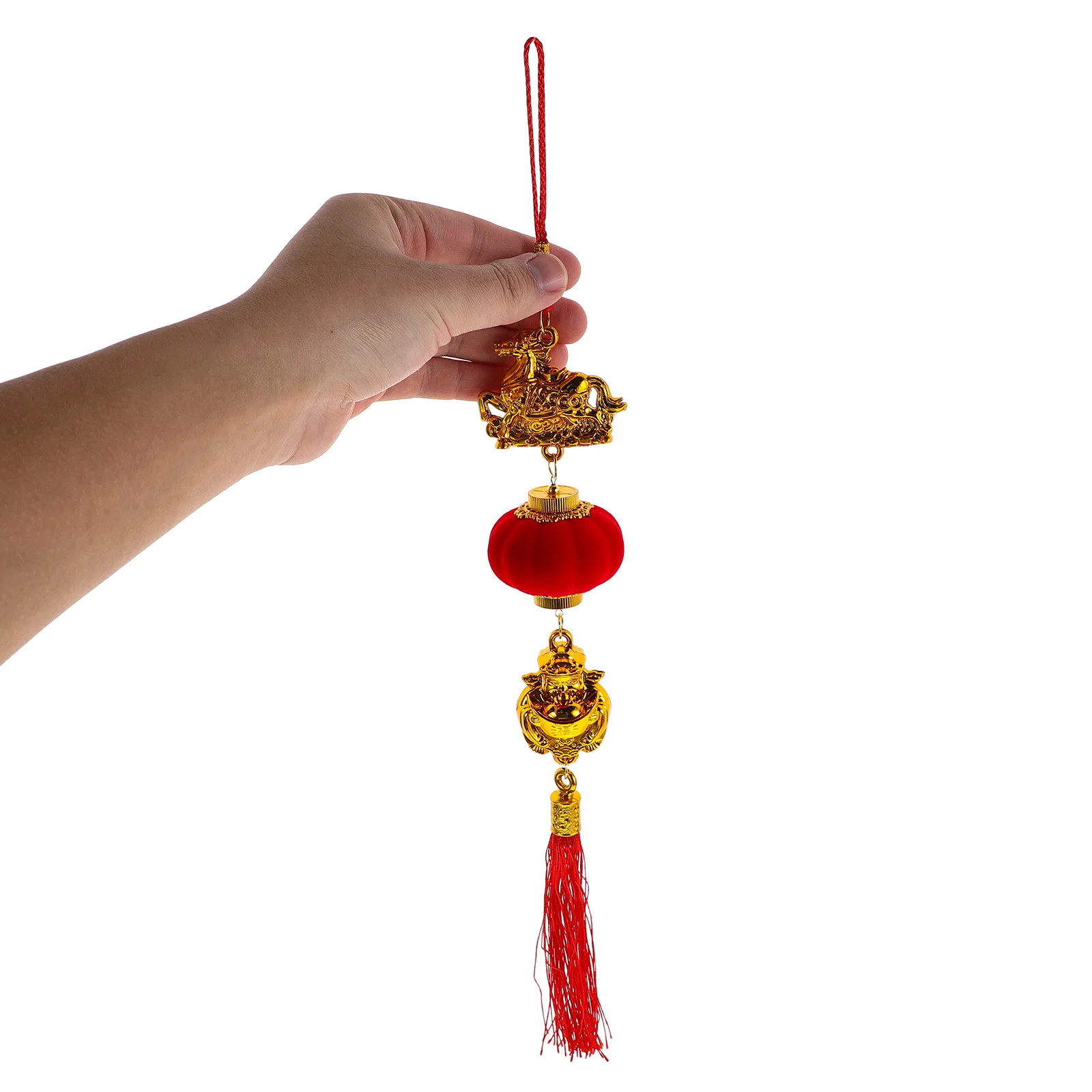 

6Pcs Horse Year Decorative Pendant Hanging Statue for Chinese New Year Home Festival 2023 Lucky Charm Ornament Decor