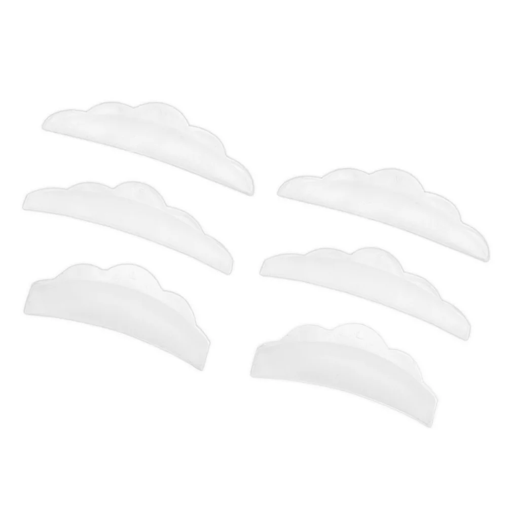 

3Pairs Eyelash Extension Grafting Silicone Pads Size S M L Reusable Lash Lift Curler Mold Eyelash Perm Kit Essential for Salon
